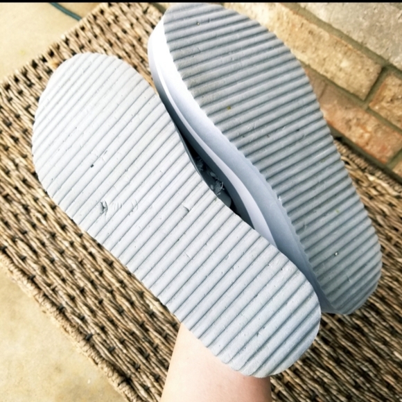 Rocket Dog Hilo GRAY Cotton Platform  Wedge Sandals  (Size 9) Summer Slide shoes - Picture 7 of 8